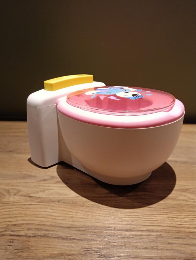 Baby wc potje roze met leuke print, Kinderen en Baby's, Ophalen of Verzenden, Zo goed als nieuw, Overige typen