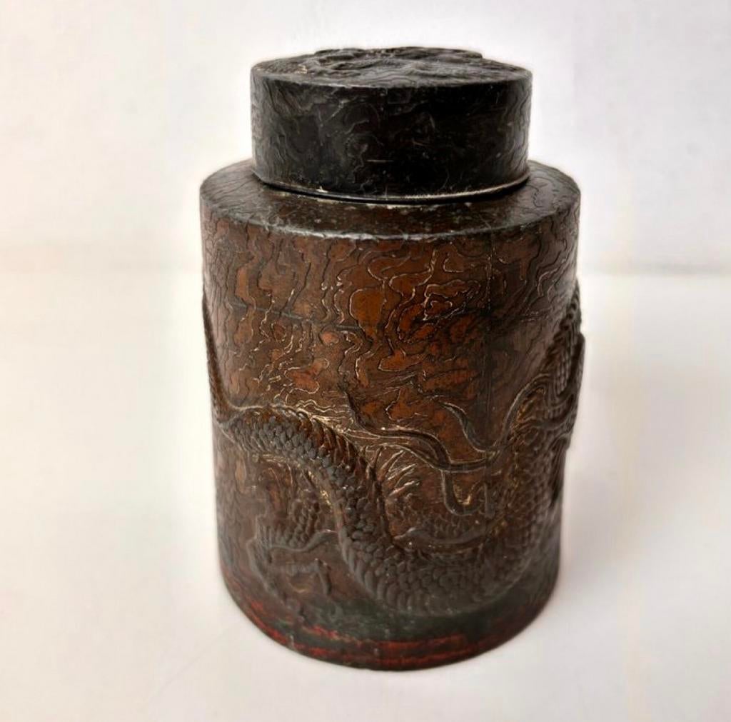 Japanse bronzen tabakspot, Ophalen of Verzenden