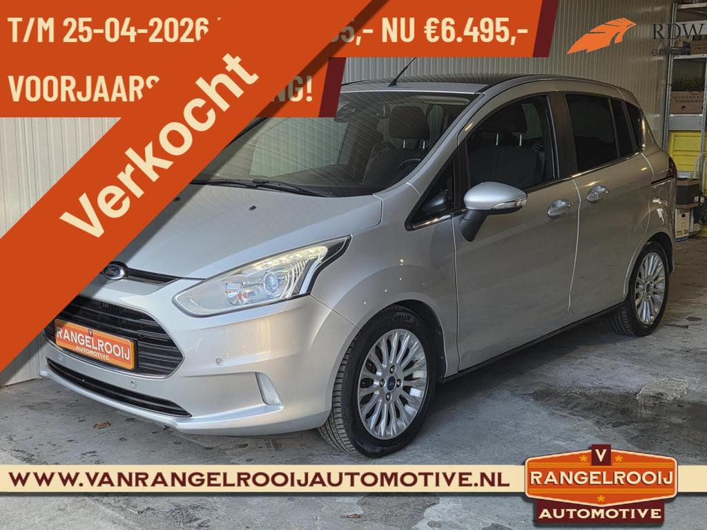 Ford B-Max 1.0 EcoBoost Titanium, pano, 2x schuifd., voorrui, Voorwielaandrijving, Euro 5, 101 pk, Gebruikt
