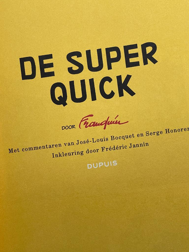 Strip Robbedoes DE SUPER QUICK Nieuw 2014 / hardcover, Eén stripboek, Ophalen of Verzenden, Nieuw