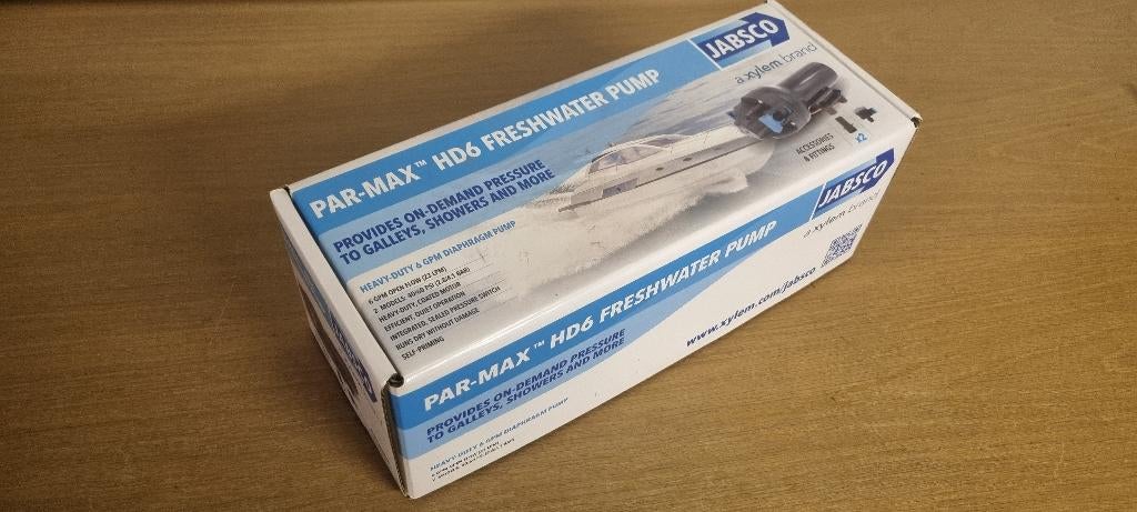 Nieuwe Jabsco ParMax HD6 dekwaspomp, Ophalen, Nieuw, Kombuis en Sanitair