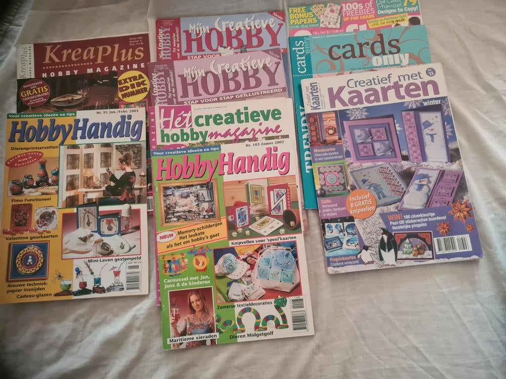 Grote collectie hobby tijdschriften en boekjes, Hobby en Vrije tijd, Ophalen of Verzenden, Gebruikt, Overige thema's, Overige typen