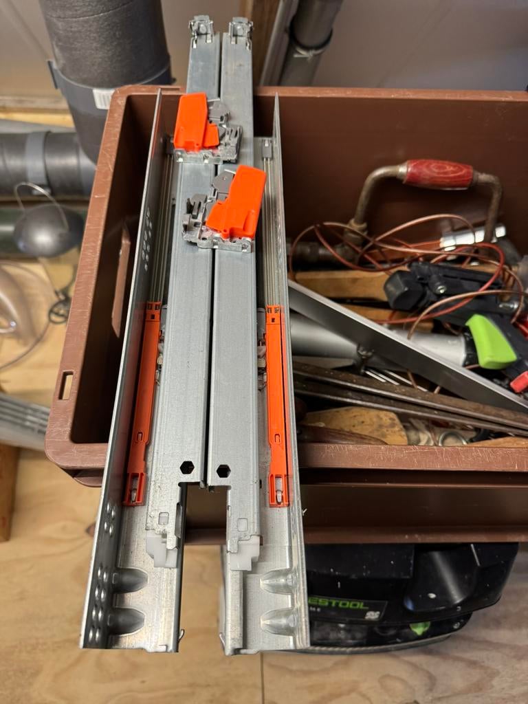 1 set ladegeleider, Ophalen of Verzenden, Zo goed als nieuw