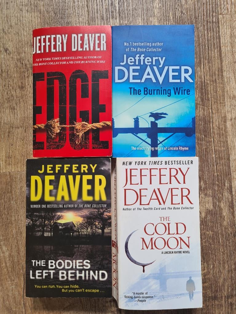 Jefferey Deaver 20 boeken Engels, Ophalen, Gelezen, Jefferey Deaver