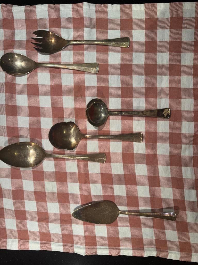 Haags Lofje Sola (100) zwaarverzilverd bestek, Ophalen