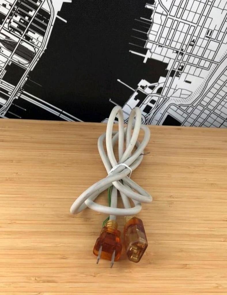 Originele Oranje Apple Kabel iMac G3 Stroomkabel, Ophalen of Verzenden, Gebruikt, IMac, Onbekend