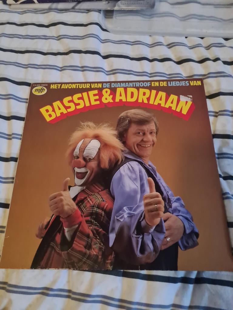 Lp de diamantroof en liedjes van Bassie en Adriaan, Cd's en Dvd's, Vinyl | Kinderen en Jeugd, Ophalen of Verzenden, Zo goed als nieuw