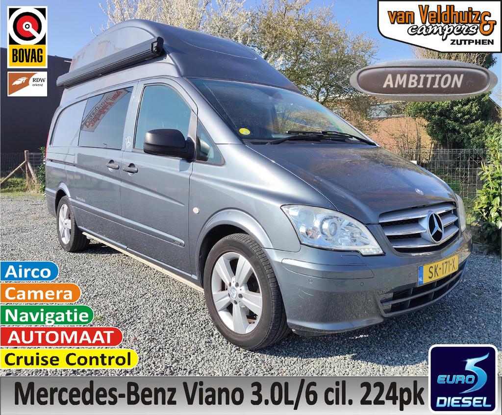 Mercedes-Benz Viano 3.0L/V6-224pk Automaat, Caravans en Kamperen, Campers, Automaat, Buscamper of Camperbus, Mercedes-Benz, Bedrijf