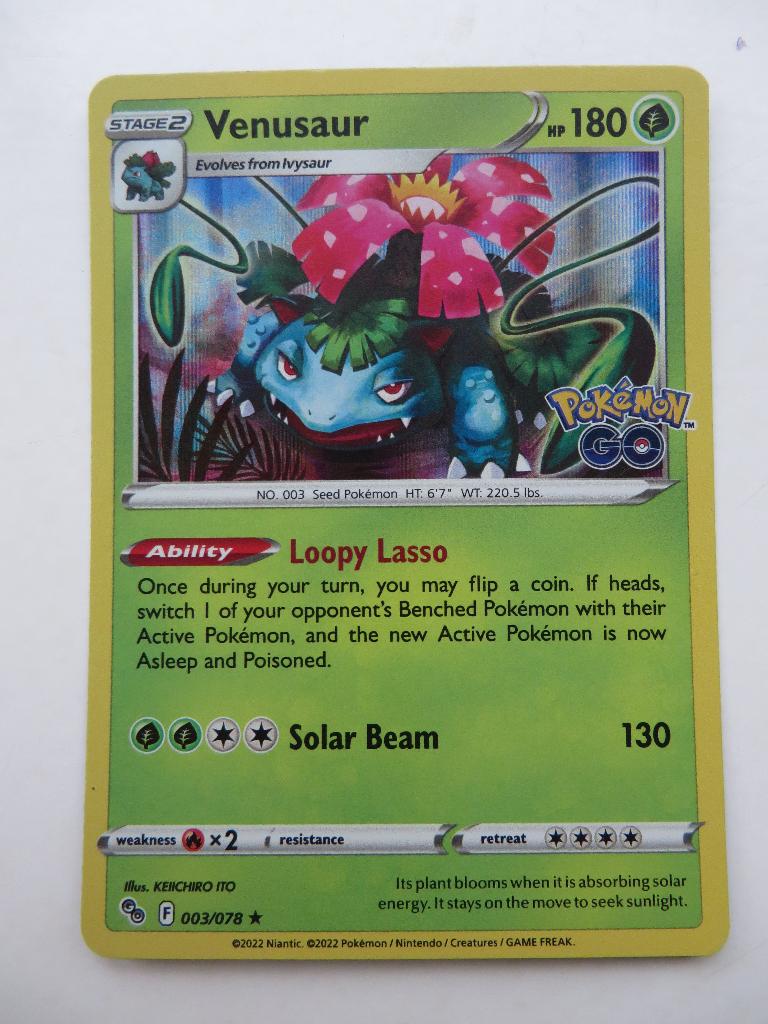 Venusaur 003/078 (PE), Ophalen of Verzenden, Zo goed als nieuw, Losse kaart