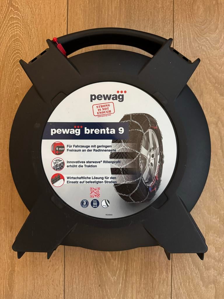 Pewag Brenta 9 sneeuwkettingen nooit gebruikt, Auto diversen, Sneeuwkettingen, Ophalen, Nieuw