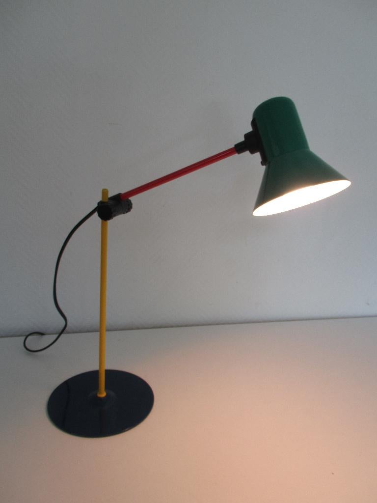 Veneta Lumi italy tafellamp, bureaulamp, Ophalen, Zo goed als nieuw, Metaal, 50 tot 75 cm