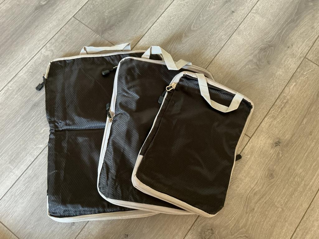 Compressie packing cubes - koffer organisers - set van 3, Ophalen of Verzenden, Nieuw, 30 cm of meer, Minder dan 35 cm