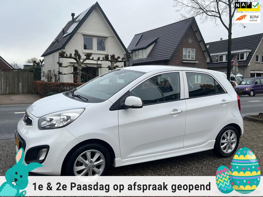 Kia Picanto 1.2 CVVT ISG Plus Pack Exclusive 58.000 KM NAP, Voorwielaandrijving, Euro 5, Gebruikt, Zwart