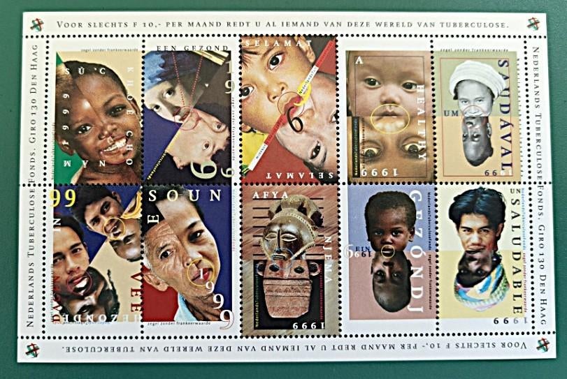 Nederland : TBC sluitzegelvel 1999 postfris, Postzegels en Munten, Postzegels | Thematische zegels, Verzenden, Dier of Natuur