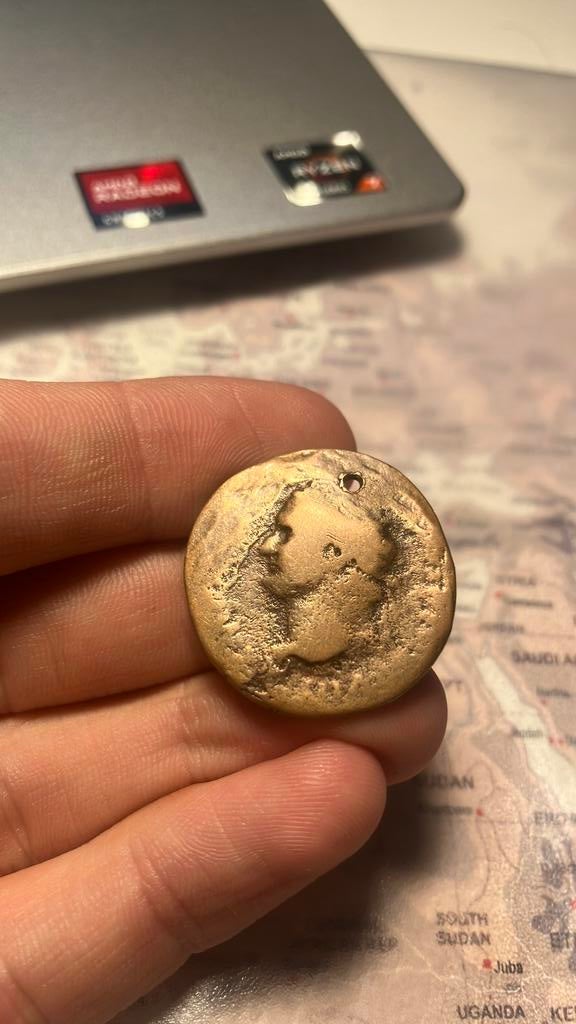 Mooie romeinse munt Domitianus, Ophalen of Verzenden, Italië, Losse munt