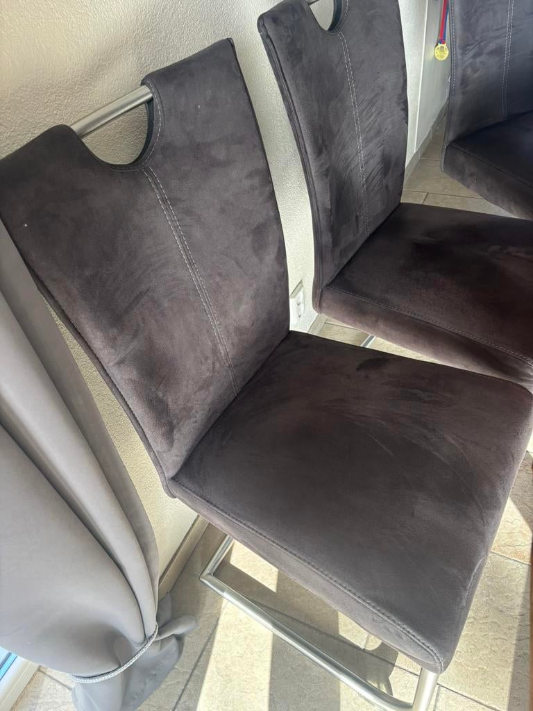 3 eetkamerstoelen, Huis en Inrichting, Stoelen, Ophalen of Verzenden, Zo goed als nieuw, Overige kleuren, Drie