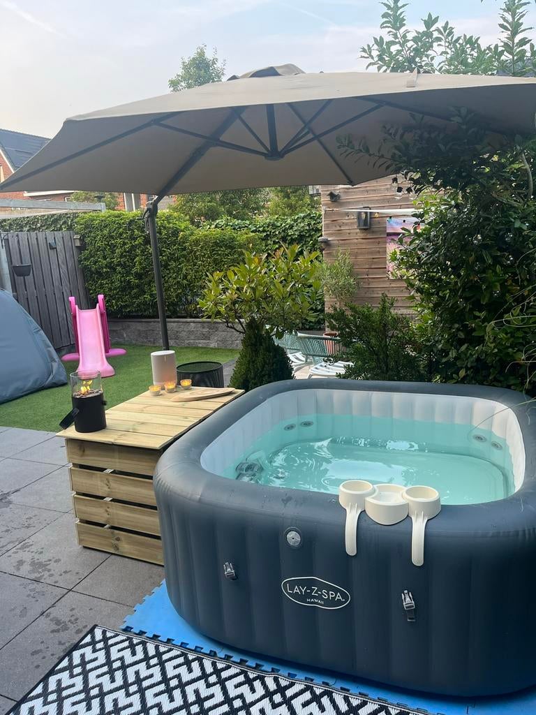 Lay-Z-Spa Hawaii HydroJet Pro 4-6 pers, Tuin en Terras, Ophalen, Zo goed als nieuw