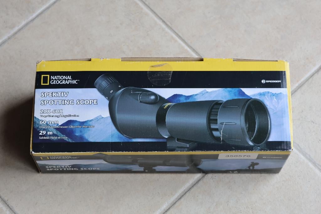 Bresser Spotting scope National Geographic, Lenzentelescoop (refractor), Met statief, Ophalen of Verzenden, Zo goed als nieuw