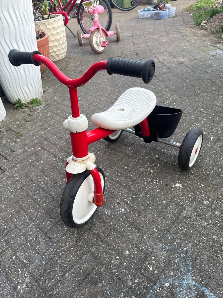 Rode driewieler voor kinderen, Ophalen of Verzenden, Gebruikt