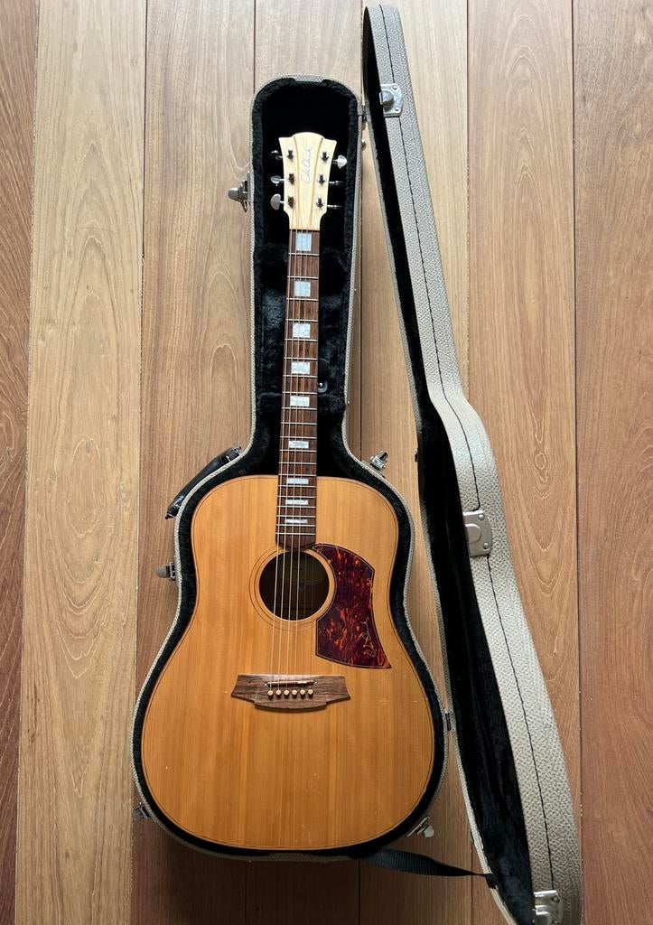Cole Clark Fat Lady Dreadnought (FL2a), Ophalen of Verzenden, Gebruikt, Western- of Steelstringgitaar, Met koffer