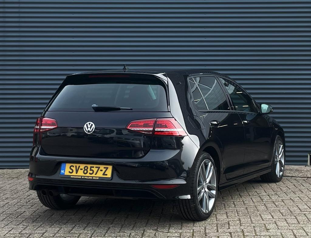 Volkswagen Golf 1.4 TSI 140PK R-Line DSG, Auto's, Volkswagen, Gebruikt, 4 cilinders, Leder en Stof, Zwart