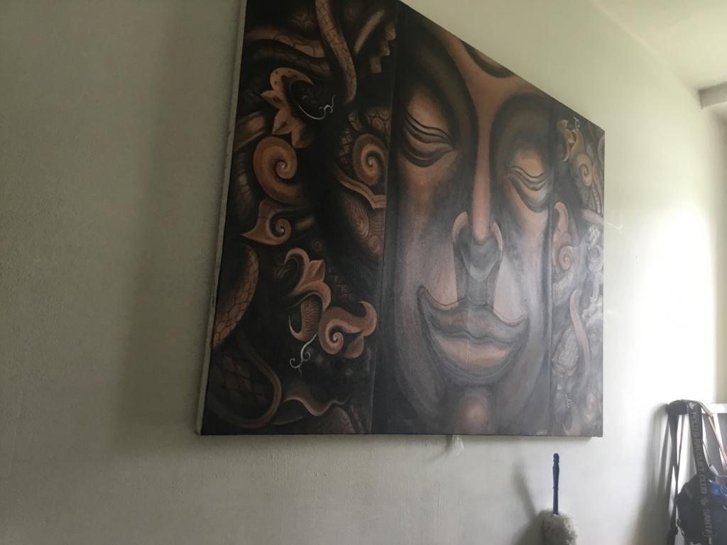 Groot Boeddha Schilderij - Oosterse Kunst, Ophalen of Verzenden