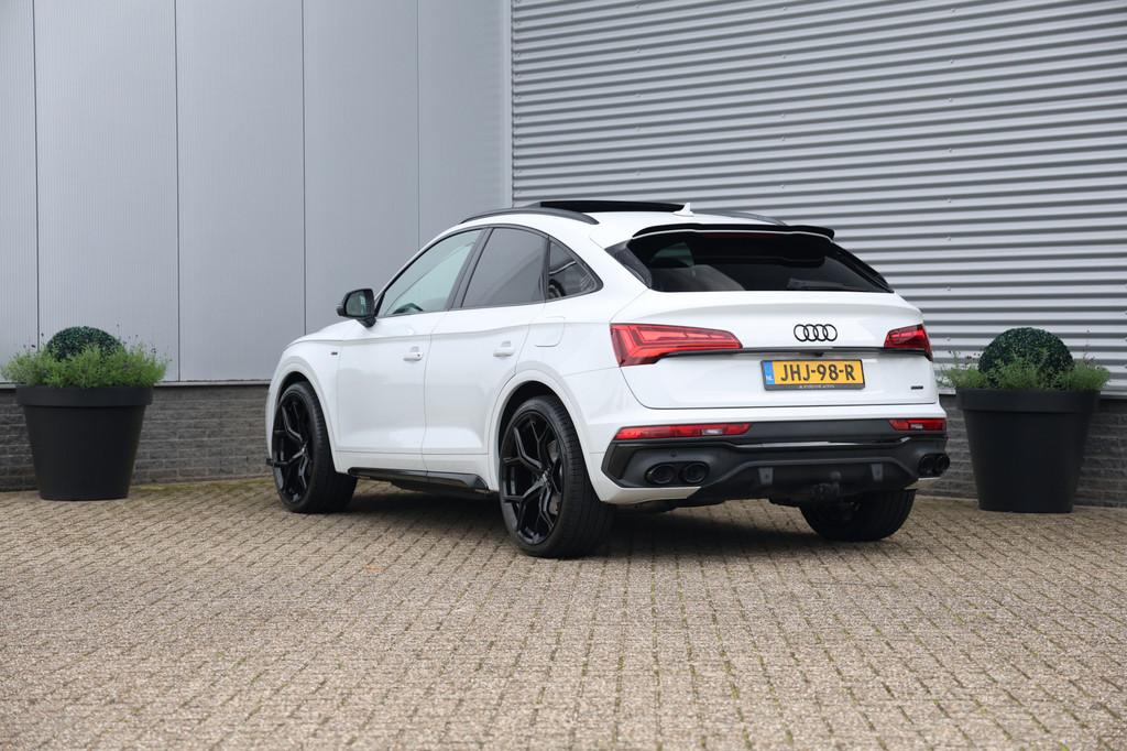Audi Q5 Sportback 50 TFSI e S-Line 299pk Quattro Pano|Luchtv, Automaat, Gebruikt, 4 cilinders, Wit