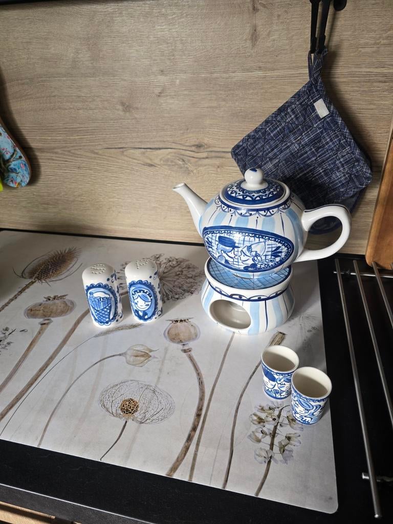 Delfts Blond teab, Ophalen, Rond, Hout