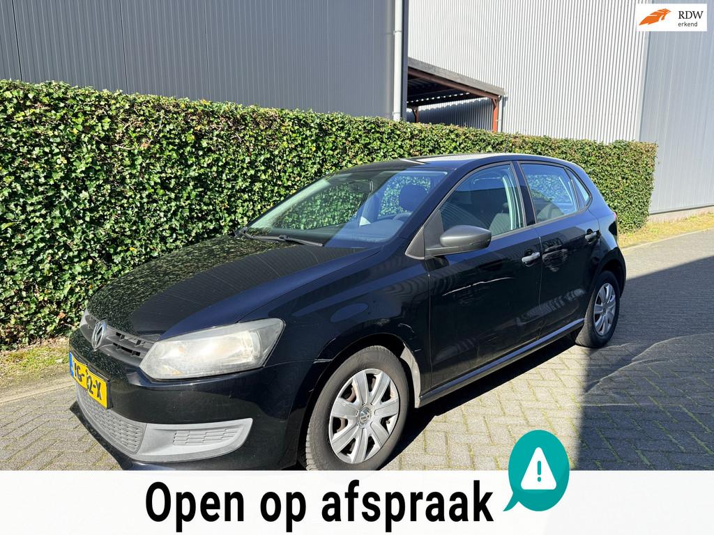 Volkswagen Polo 1.2 Easyline, Auto's, Euro 5, Zwart, 60 pk, 1198 cc