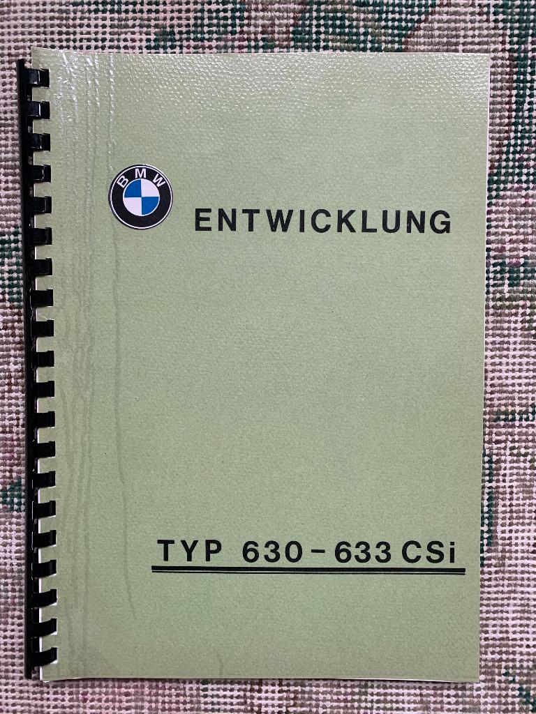 Technisch werkplaats handboek BMW 630 633 CSI, Ophalen of Verzenden, BMW, BMW
