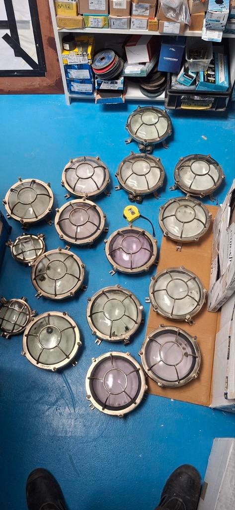 Miletich vintage scheepslampen, Antiek en Kunst, Antiek | Lampen, Ophalen of Verzenden