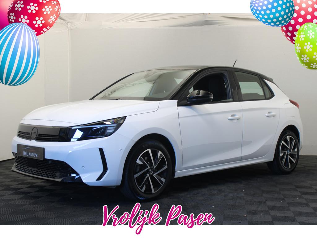 Opel Corsa 1.2 GS *Pasen Geopend!* (bj 2023), Voorwielaandrijving, Gebruikt, Zwart, 1199 cc