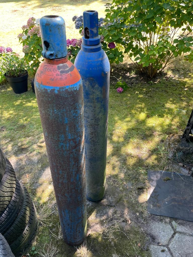 Industriële Zuurstof en Acetyleen flessen Autogeen lassen, Ophalen, Gebruikt, Minder dan 150 ampère, Co2