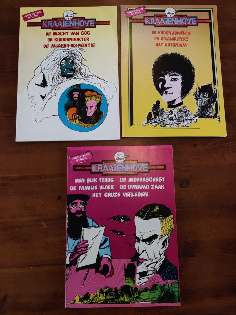 Kraaienhove stripboeken nr. 1 t/m 3, Boeken, Stripboeken, Meerdere stripboeken, Ophalen of Verzenden, Zo goed als nieuw