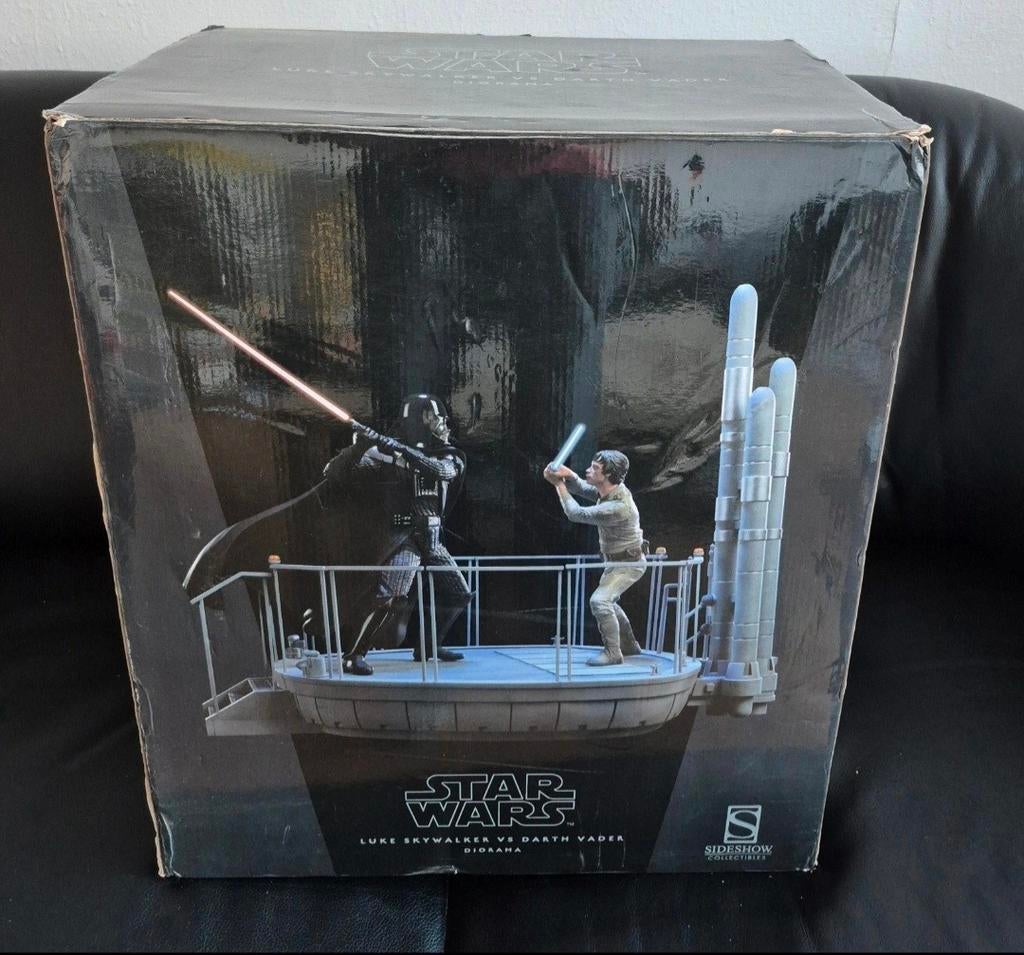 Star Wars Luke Skywalker vs Darth Vader Diorama, Verzamelen, Ophalen of Verzenden