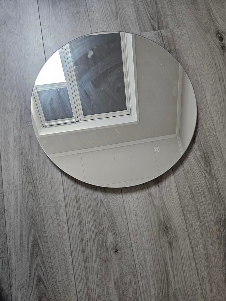 Ronde spiegel met LED-verlichting (defect), Ophalen, Gebruikt, Rond, Minder dan 100 cm