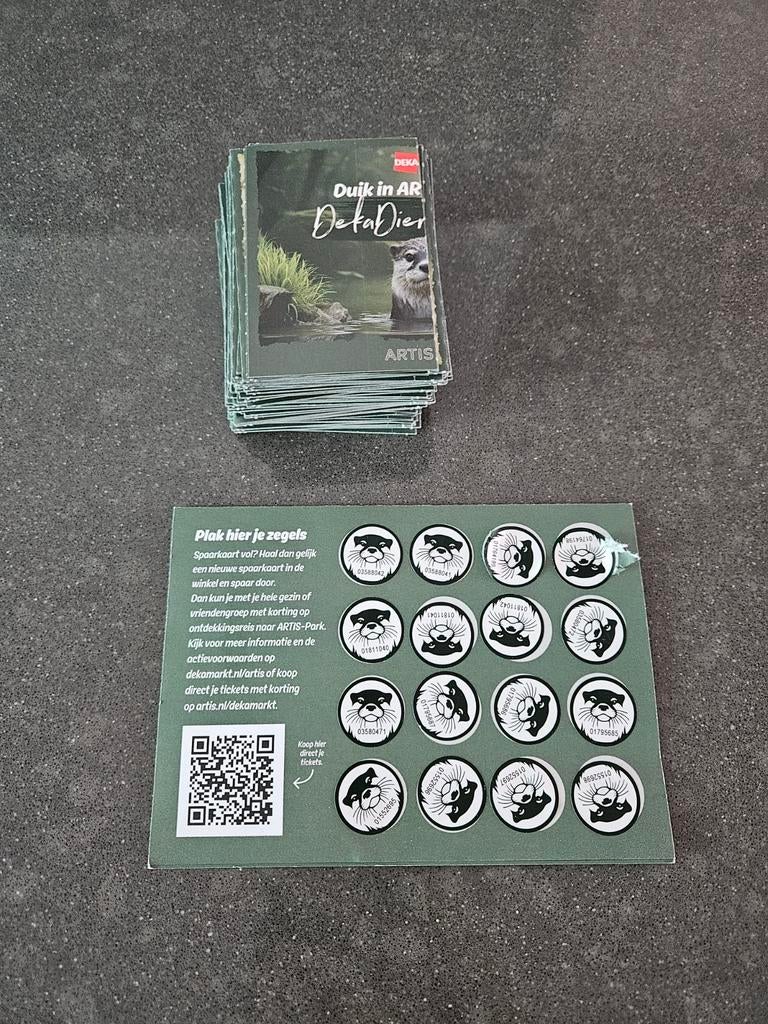 Artis volle spaarkaart en stickers, Dekamarkt, Ophalen of Verzenden
