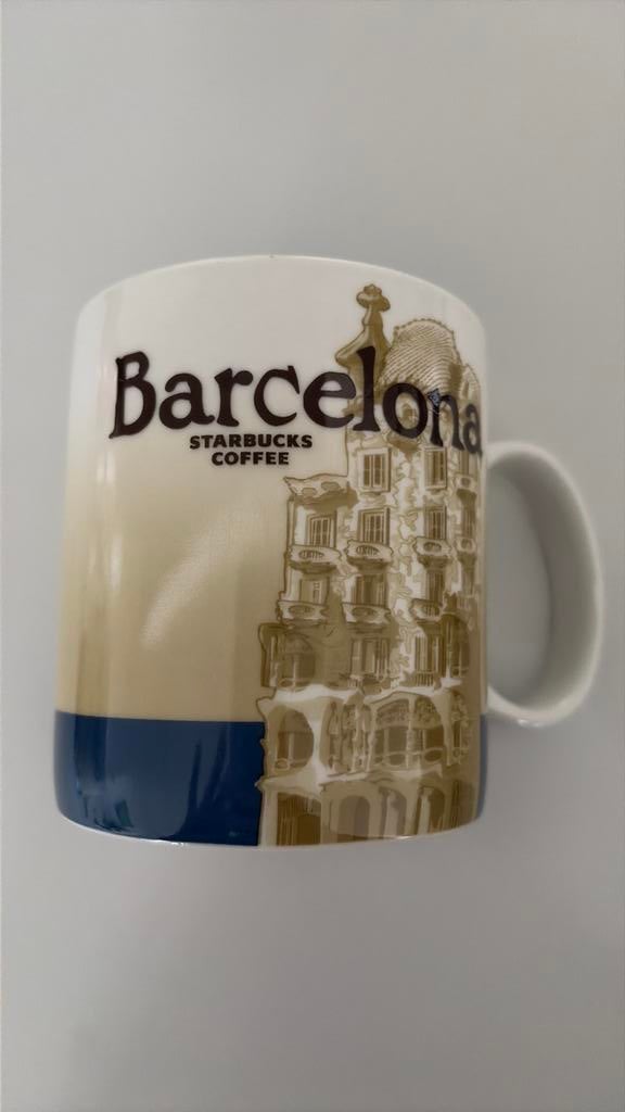 Starbucks mok collector serie Barcelona, Ophalen of Verzenden, Zo goed als nieuw, Overige stijlen, Kop(pen) en/of Schotel(s)