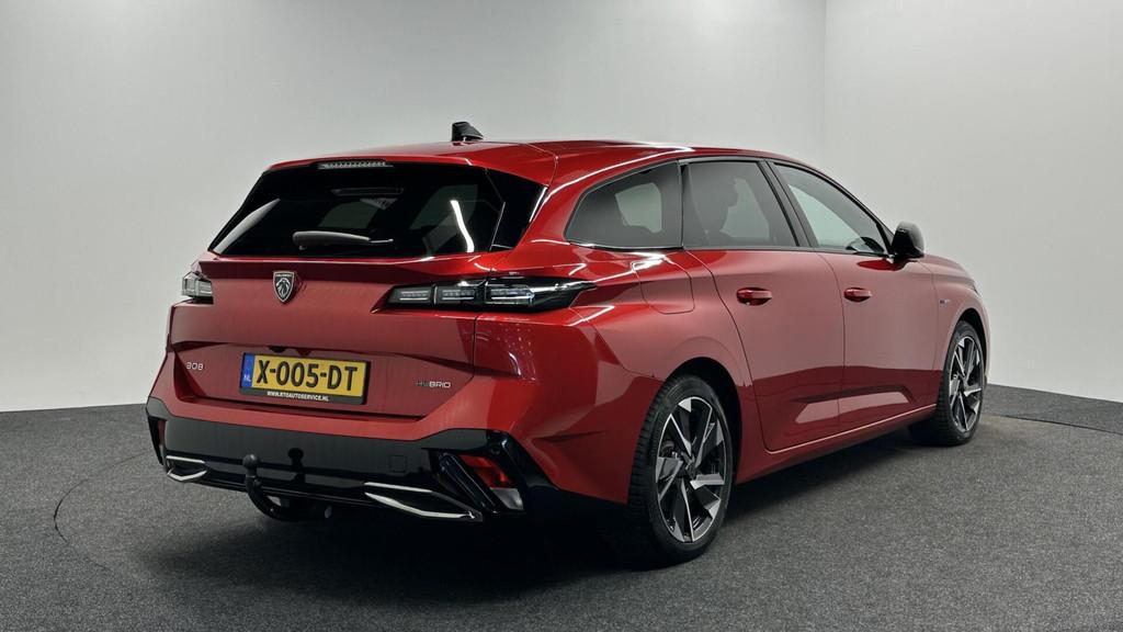 Peugeot 308 SW 1.6 HYbrid 180 Allure Pack Business TREKHAAK, Gebruikt, 4 cilinders, 1634 kg, Leder en Stof