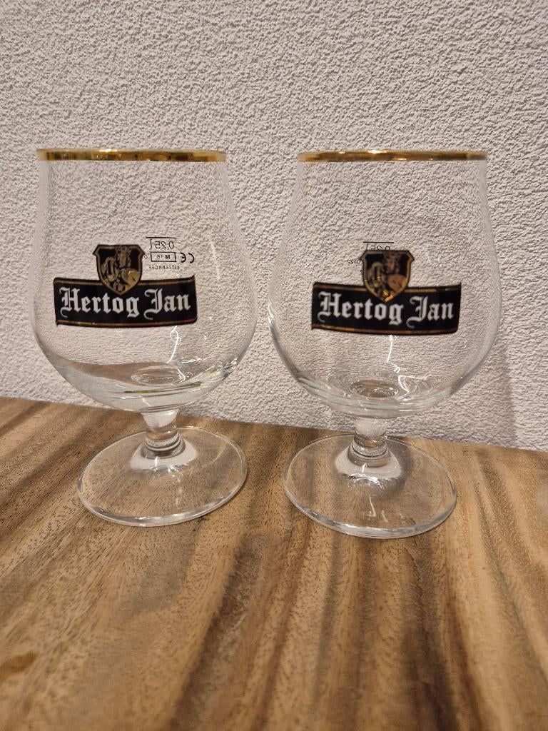 Bier glas: Hertog Jan, Verzamelen, Ophalen of Verzenden, Zo goed als nieuw, Glas of Glazen, Hertog Jan