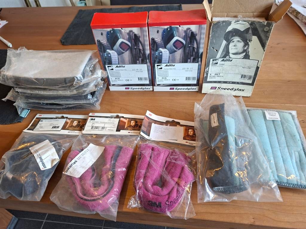Adflo 3M particle filter & speedglas 3m zweetbanden, Ophalen of Verzenden, 250 ampère of meer, Overige typen