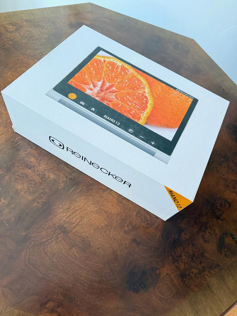 Electronic Magnifier - Reinecker Mano 12 - beeldschermloep, Hobby en Vrije tijd, Vergrootglazen, Loepen en Loeplampen, Nieuw, Vergrootglas of Loep