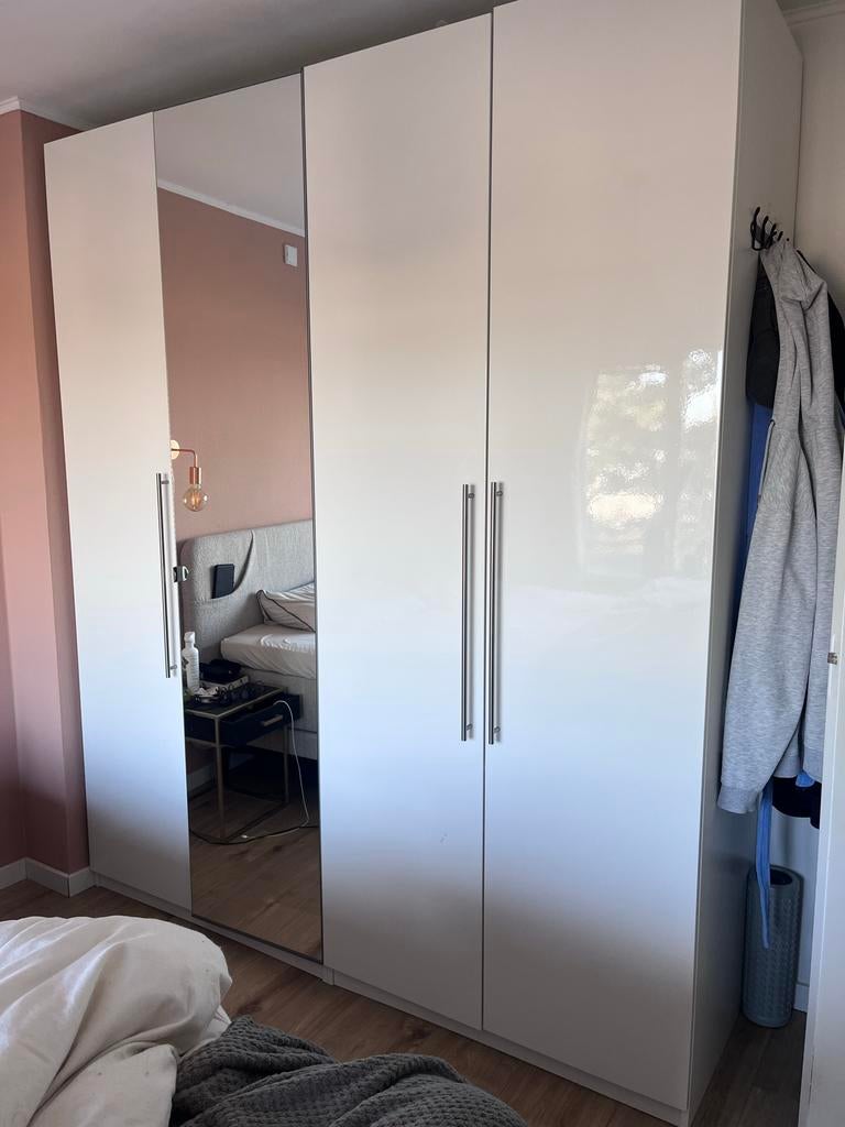 Hoogglans wit pax kast deuren 3 stuks 229cm, Ophalen, Gebruikt, 200 cm of meer, 50 tot 100 cm