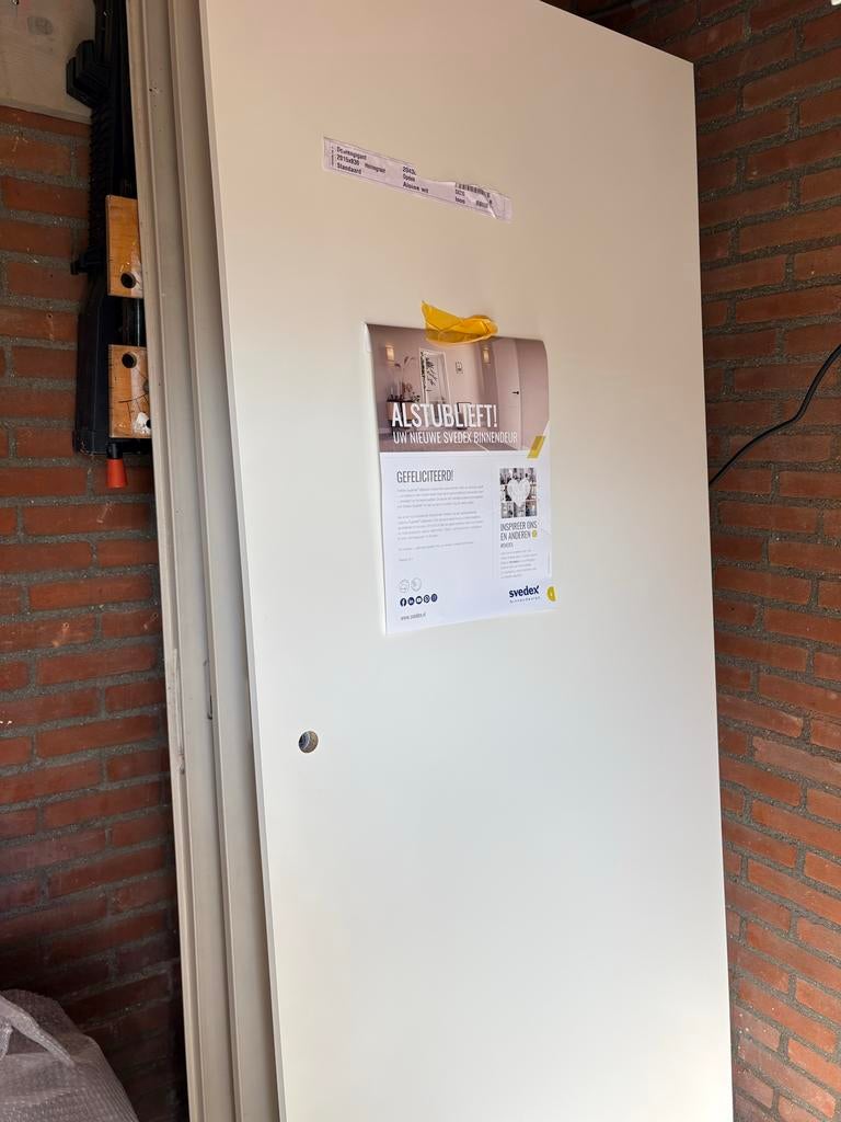 Svedex binnendeur 2015x830 NIEUW., Ophalen, 80 tot 100 cm, Binnendeur, Nieuw