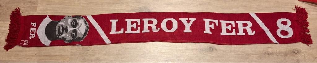 FC Twente sjaal Leroy Fer, Verzamelen, Sportartikelen en Voetbal, Ophalen of Verzenden, Zo goed als nieuw, F.C. Twente, Vaantje of Sjaal