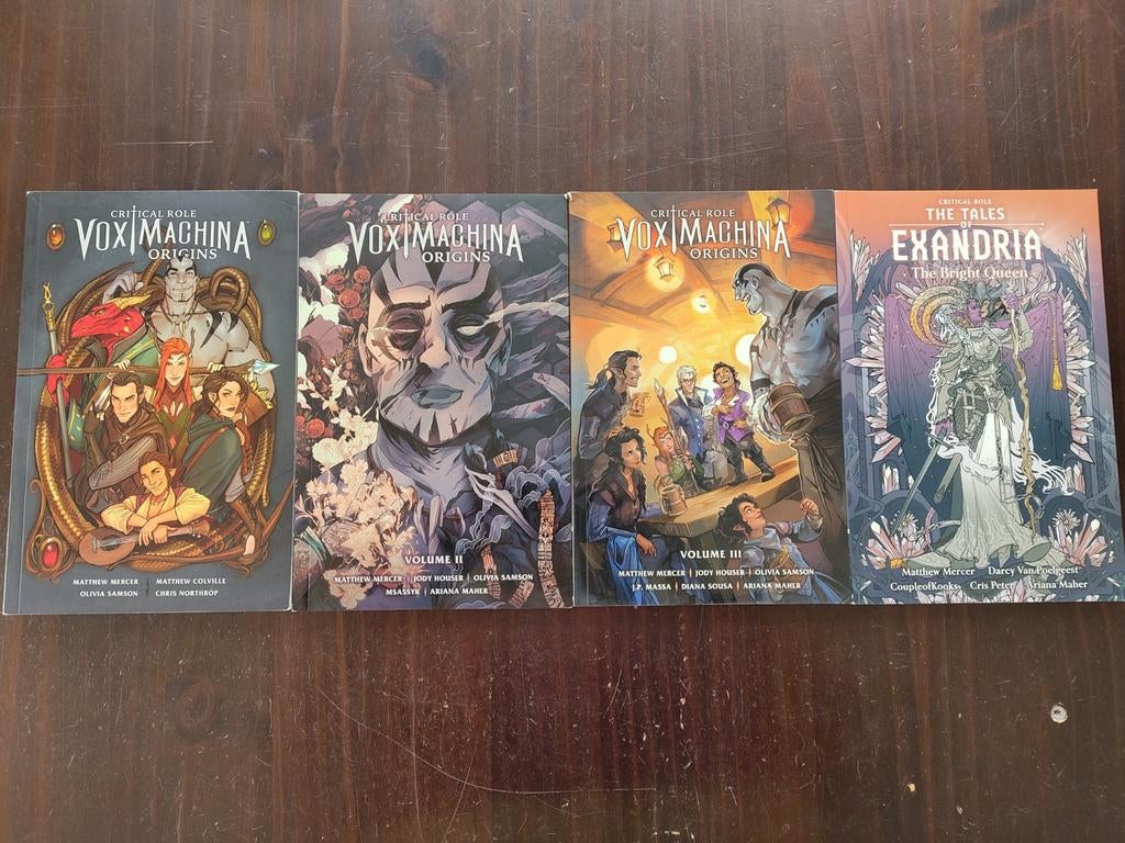 4 Critical Role Comics: Vox Machina & The Tales of Exandria, Gelezen, Amerika, Ophalen of Verzenden, Matthew Mercer