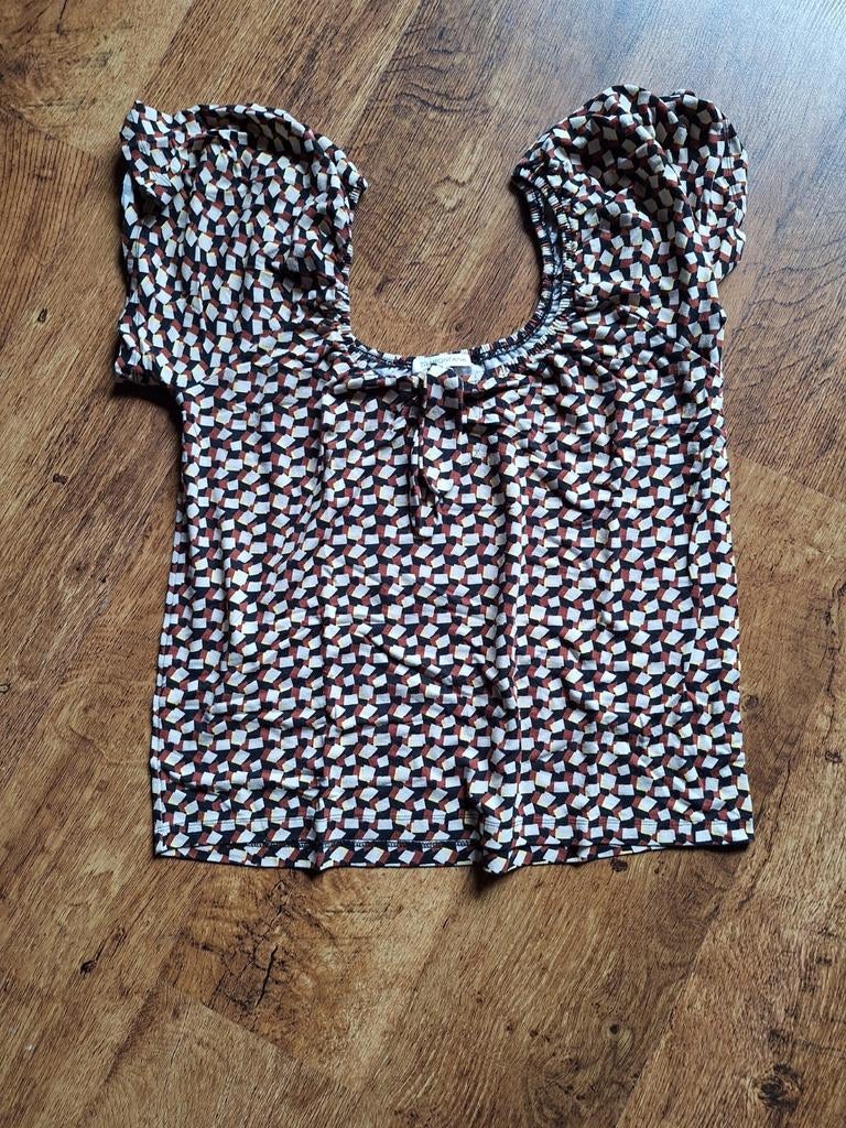 Tramontana print off shoulder top maat M, Kleding | Dames, Maat 38/40 (M), Bruin, Tramontana, Ophalen of Verzenden