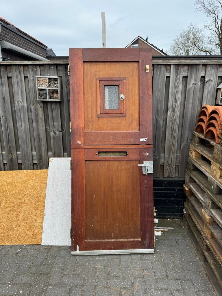 Voordeur, Ophalen, Gebruikt, 80 tot 100 cm, Buitendeur