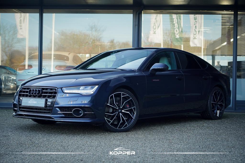 Audi S7 Sportback 4.0 TFSI A7 quattro Pro Line Plus / Luchtv, Auto's, Audi, Automaat, Gebruikt, 4 stoelen, Zwart