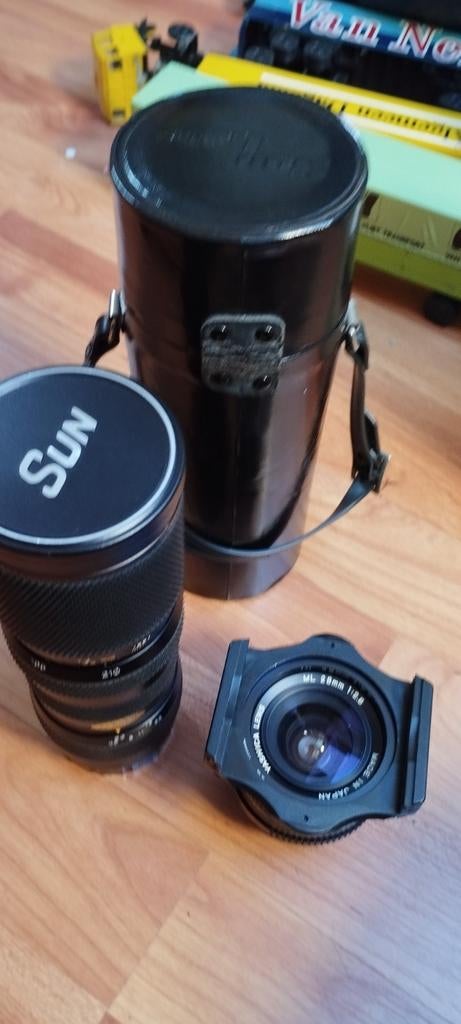 Nikon camera en sun lens, Ophalen, Spiegelreflex, Nikon